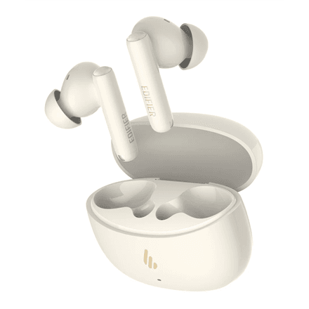 Edifier X5 Pro wireless earbuds with ANC, Ivory