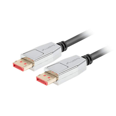 DisplayPort-kaabel Lanberg, DP 1.4, 8K 60 Hz, 1,8 m, CA-DPDP-20CU-0018-BK
