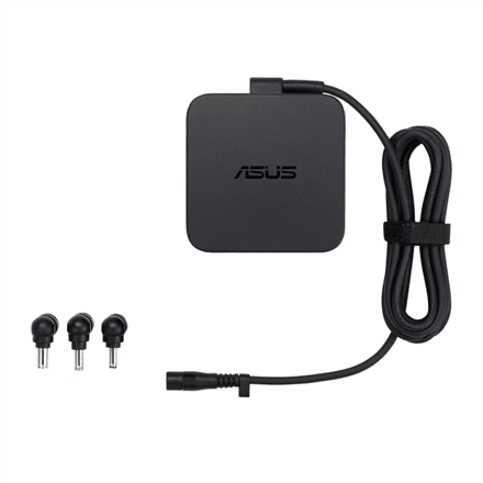 Asus U65W-01 universal laptop adapter, 65 W, three interchangeable tips