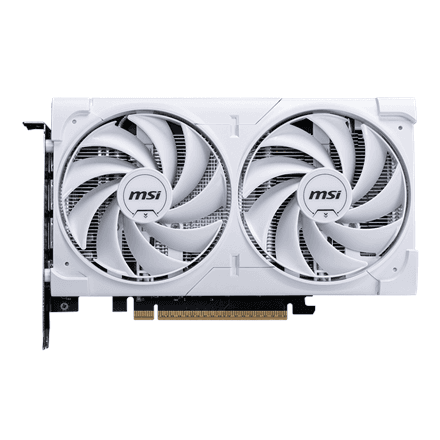 Видеокарта MSI GeForce RTX 5060 VENTUS 2X OC 8 ГБ GDDR7, белая