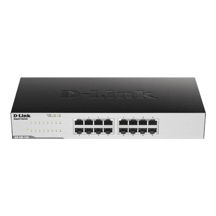 D-Link GO-SW-16G/E 16-pordiline gigabitine switch, lauale või racki