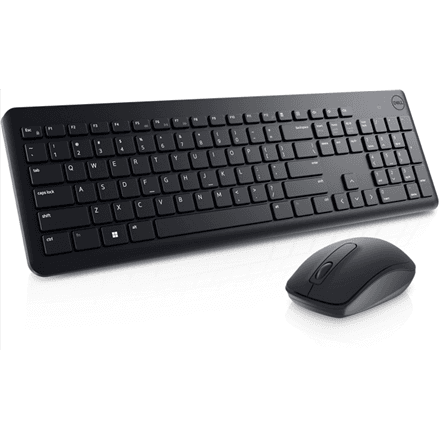 Dell KM3322W wireless keyboard and mouse set, Lithuanian layout, black