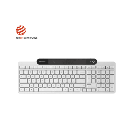 Lenovo 800 Self-Charging Bluetooth Keyboard White US