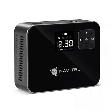 Navitel AIR 15 AL Mobile Air Compressor, 120 PSI, Black
