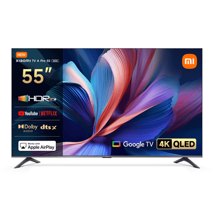 Xiaomi QLED TV A Pro 2026 55-tolline 4K nutiteler, Google TV
