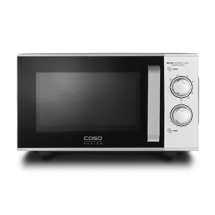 Caso MG 25 Ecostyle microwave with grill, 25 L, 900 W, silver