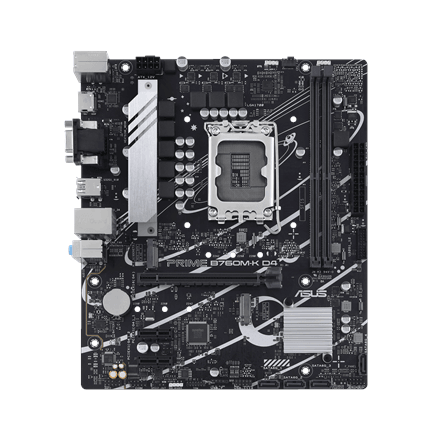 Asus PRIME B760M-K D4 emaplaat, LGA1700, DDR4, mATX