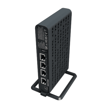 MikroTik hAP be lite Wi-Fi 7 Router, 3 Gigabit LAN Ports, USB