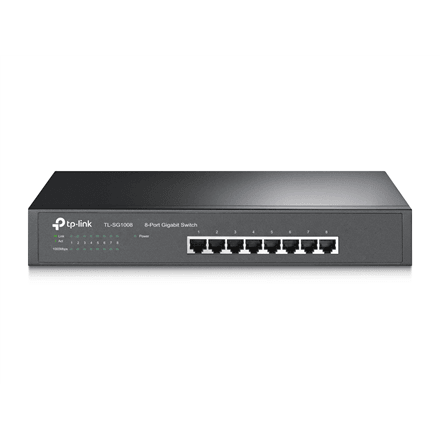 Коммутатор TP-Link TL-SG1008, 8 портов, Gigabit Ethernet