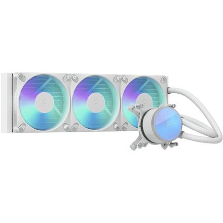 Жидкостное охлаждение Fractal Design Radius 360 RGB, Intel и AMD, White