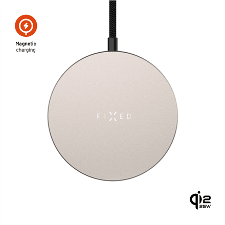 Fixed MagPad Slim Qi2.2 MagSafe Wireless Charger 25 W, Titanium