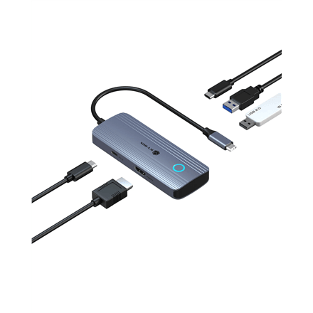 Raidsonic Spade Dock 4081 USB-C dock, 4K HDMI, 100 W PD