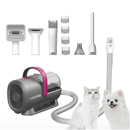 Lemmiklooma trimmimiskomplekt PETKIT Air Clipper LM4, tolmuimejaga, 5-ühes