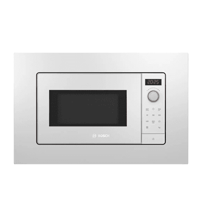 Bosch BFL623MW3 built-in microwave oven, 20 L, 800 W, white