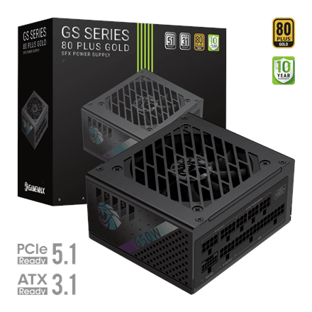 Gamemax GS 650G toiteplokk 650 W, SFX, täismodulaarne