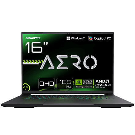 Gigabyte AERO X16 1VH 16" Ryzen AI 7 350 16/1000 GB RTX 5060 Space Gray laptop