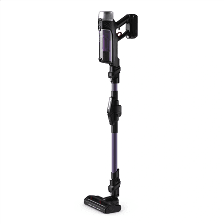 TEFAL TY2039WO X-force Flex Cordless Vacuum Cleaner, Black/Purple