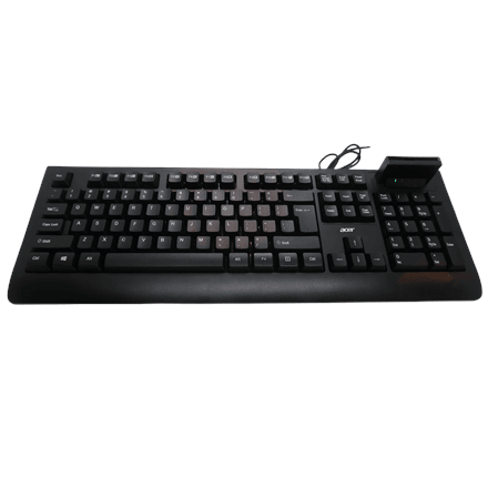 Acer AKW320 Wired Keyboard with Smart Card Reader, Black