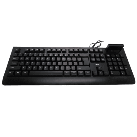 Acer AKW320 Wired Keyboard with Smart Card Reader, Black