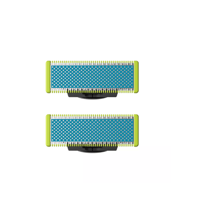 Сменное лезвие Philips QP225/50 OneBlade, чёрный / зелёный