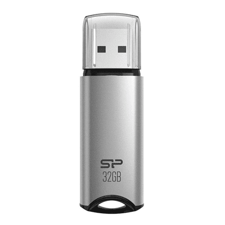 Silicon Power Marvel M02 32 GB USB-mälupulk, hõbedane