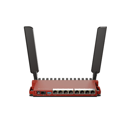 MikroTik | Router | L009UiGS-2HaxD-IN | 802.11ax | 10/100/1000 Mbit/s | Ethernet LAN (RJ-45) ports 8 | Mesh Support No | MU-MiMO No | No mobile broadband | Antenna type External | 1x USB 3.0 type A