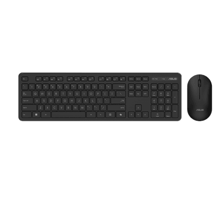 Asus CW100 juhtmeta klaviatuur ja hiir, must
