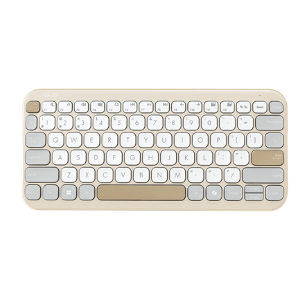 Asus Marshmallow KW100 juhtmeta klaviatuur, 75%, oatmeal