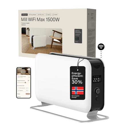 Mill CO1500MAXWIFI3 konvektor, 1500 W, kuni 18 m², IPX4