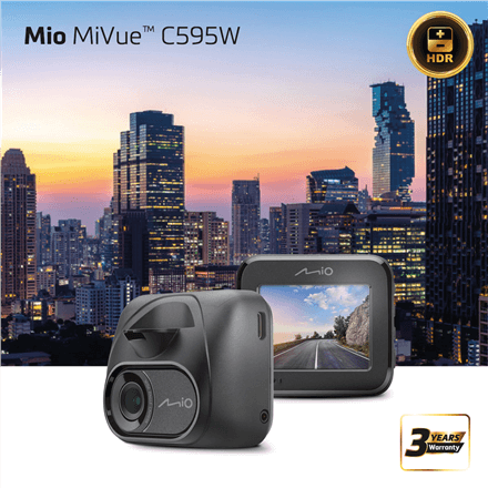 Pardakaamera Mio MiVue C595W, GPS, kompaktne