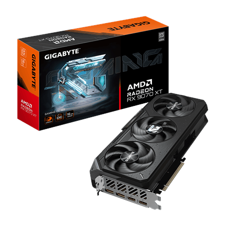 Gigabyte Radeon RX 9070 XT GAMING OC 16G Graphics Card, 16 GB