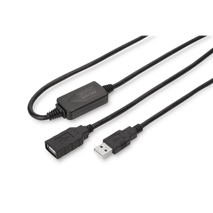 Aktiivne USB-pikenduskaabel Digitus, 15 m, USB 2.0
