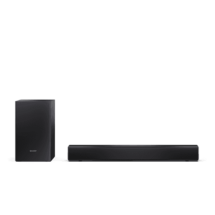 Sharp HT-SBW121 2.1 kõlariba juhtmevaba bassikõlariga, 240 W, must