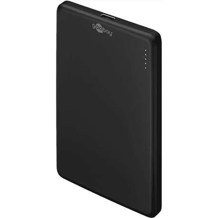 Magnetiline akupank Goobay 5000 mAh, juhtmevaba, must