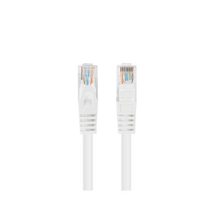 Патч-корды Lanberg CAT6 UTP, 2 м, 10 шт., белые