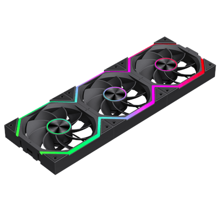 Korpuse ventilaator Gamemax FN12A-N2 WL-R