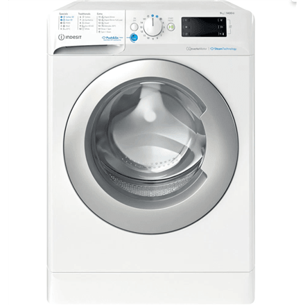 INDESIT BWE 91496X WSV EE Front-Loading Washer, 9 kg, 1400 RPM