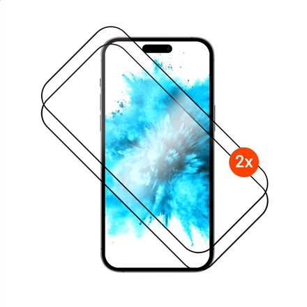 Fixed Full Cover 2.5D Tempered Glass for iPhone 17 Pro, Black