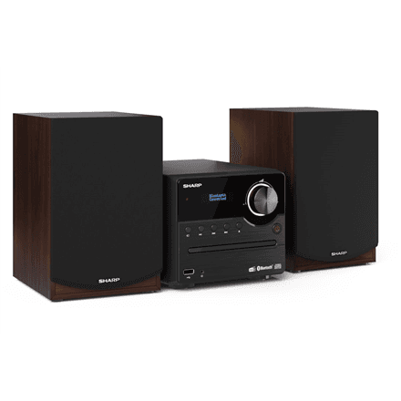 Muusikakeskus Sharp XL-B517D(BR), CD, Bluetooth, pruun