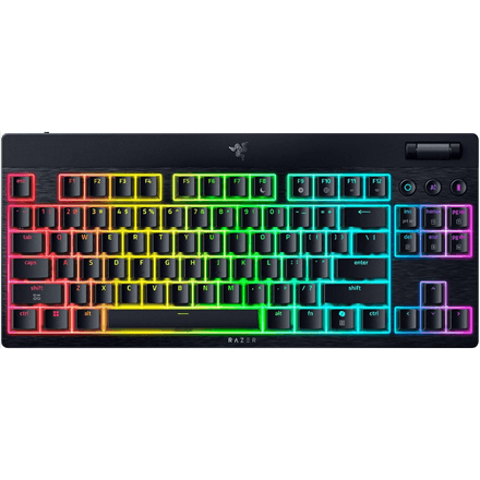 Razer BlackWidow V4 Low-Profile TKL HyperSpeed Wireless Keyboard