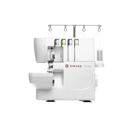 Overlokk Singer S0105, 6 pistet, valge