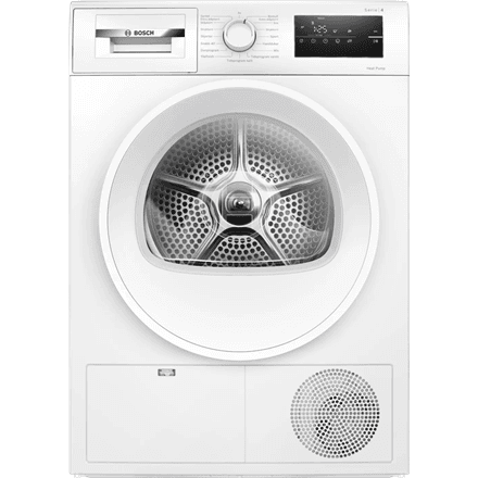 Soojuspumbaga pesukuivati Bosch WTH85V0MSN, 8 kg, valge