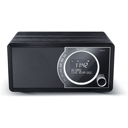 Sharp DR-450 digiraadio, FM/DAB/DAB+, Bluetooth, äratus, must