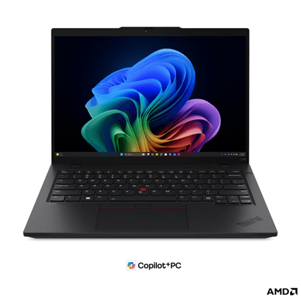 Lenovo ThinkPad L14 G7 AMD | Black | 14 " | IPS | WUXGA | 1920 x 1200 pixels | Anti-glare | AMD Ryzen AI 7 | 445 | 24 GB | SODIMM DDR5 | Solid-state drive capacity 512 GB | AMD Radeon 840M Graphics | Windows 11 Pro | 802.11be | Bluetooth version 5.4 | Keyboard language English | Keyboard backlit | Warranty 36 month(s) | Battery warranty 12 month(s)