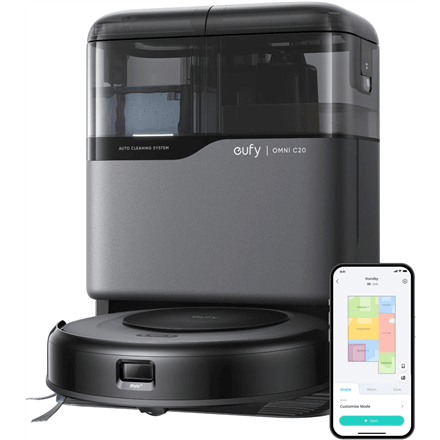 Anker Eufy Omni C20 robottolmuimeja, 7000 Pa, märgpesuga