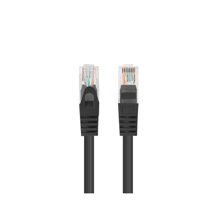Võrgukaablid Lanberg CAT6 UTP, 0,5 m, 10 tk, mustad