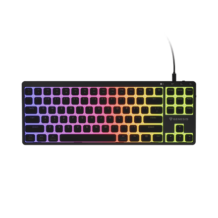 Genesis Thor 430 TKL gaming klaviatuur must, lineaarne