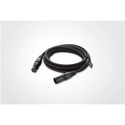 Elgato XLR microphone cable, male to female, black