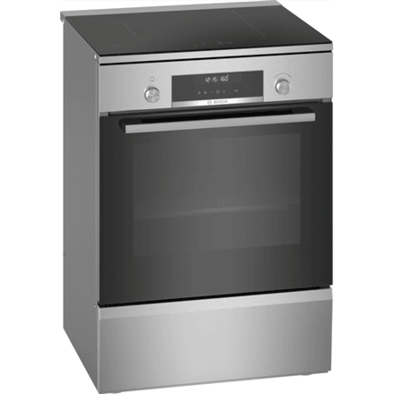 Bosch | Cooker | HLS79Y351U Series 6 | Hob type Induction | Oven type Electric | Stainless Steel | Width 60 cm | Depth 60 cm | Grilling | LCD | Energy efficiency class A | 63 L
