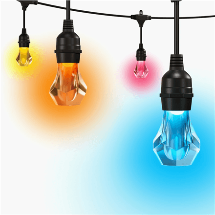 Nanoleaf Essentials Matter Outdoor String Lights 15m, 16M+ Colours